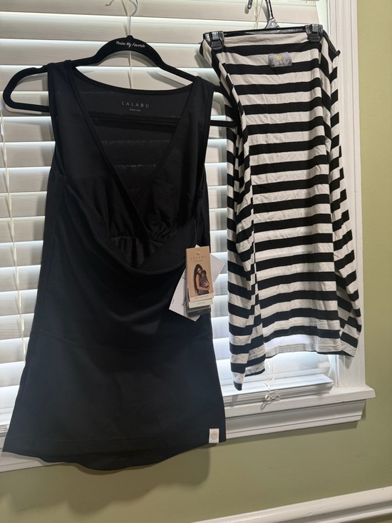 lalabu Tops - Lalabu Black Nursing Tank Top - Sleek Supportive Women’s Top